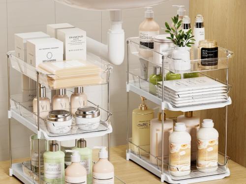 Vtopmart Stackable Under-Sink & Countertop Organizer